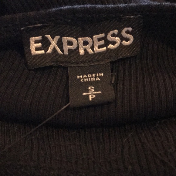 Express sequins black tank top.  Size Small. NWT - Picture 5 of 6